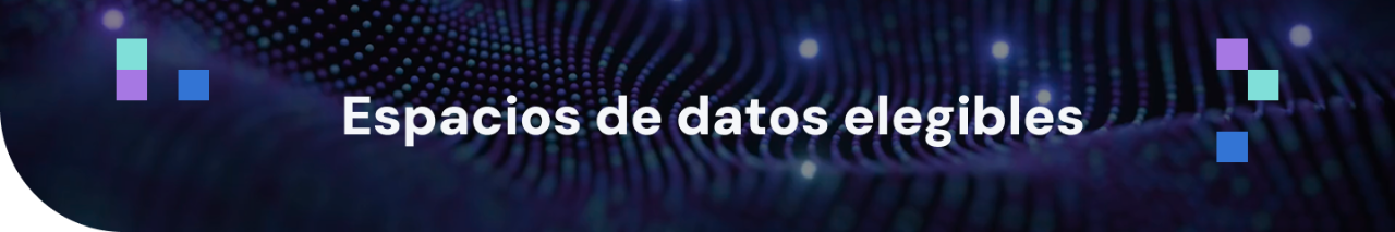 Espacios de datos elegibles