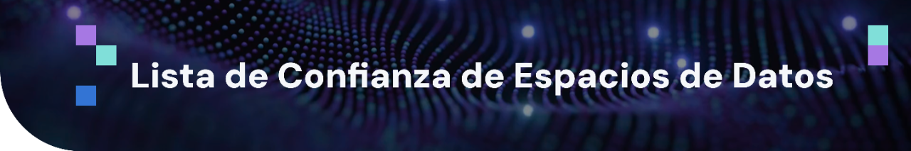 lista de confianza de espacios de datos